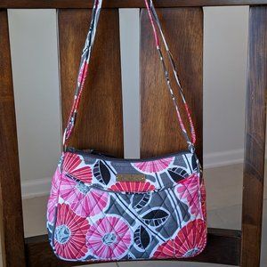 Vera Bradley Cheery Blossoms Little Crossbody EUC